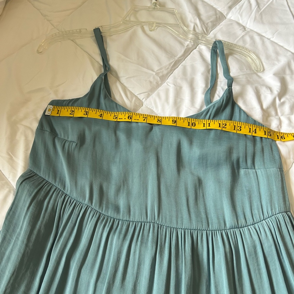 Soma Blue Layered Maxi Dress with Spaghetti Straps - Picture 6 of 7